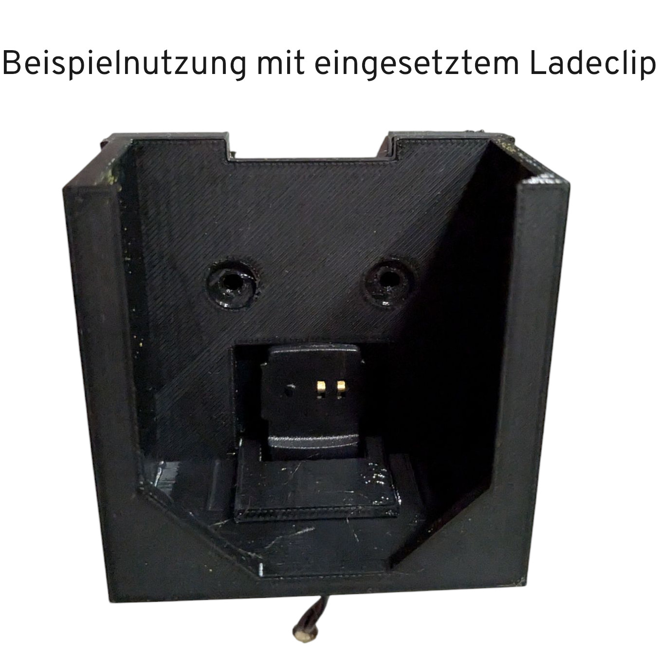 Beispielverwendung mit Ladegerät